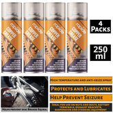 4X Rapide Copper Grease 250ml Spray Paint